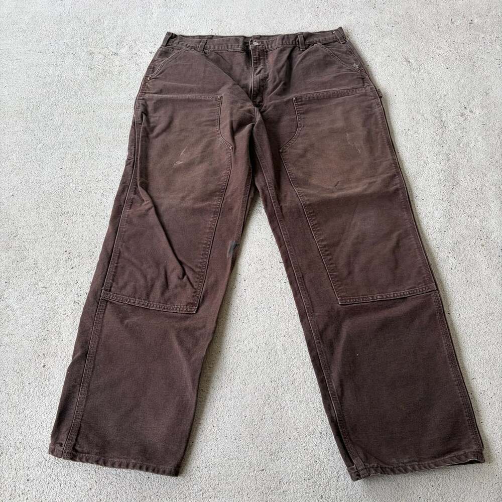 Carhartt B136-DKB Double Knee Size 42x34 Brown